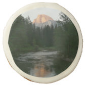 Half Dome Sunset in Yosemite National Park Sugar Cookie (Front)