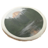 Half Dome Sunset in Yosemite National Park Sugar Cookie (Angled)