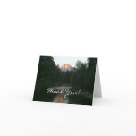Half Dome Sunset in Yosemite National Park Thank You Card
