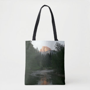 Half Dome Sunset in Yosemite National Park Tote Bag