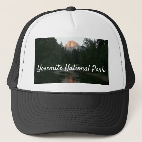 Half Dome Sunset in Yosemite National Park Trucker Hat