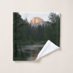 Half Dome Sunset in Yosemite National Park Wash Cloth
