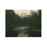 Half Dome Sunset in Yosemite National Park Wood Poster