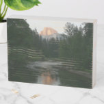 Half Dome Sunset in Yosemite National Park Wooden Box Sign