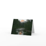 Half Dome Sunset Thank You Card