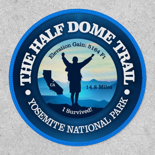 Half Dome Trail (hiking)  Patch (Front)