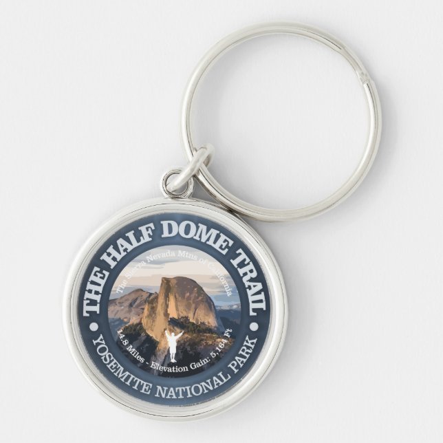 Half Dome Trail Keychain (Front)