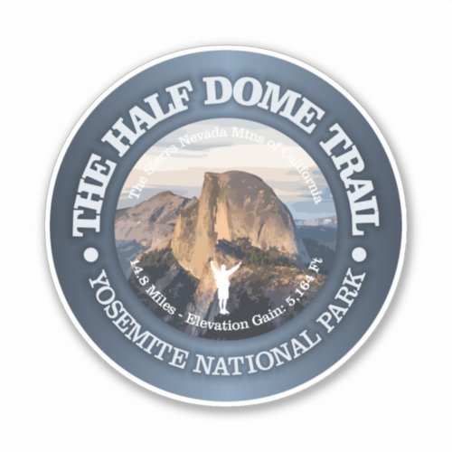 Half Dome Trail Sticker