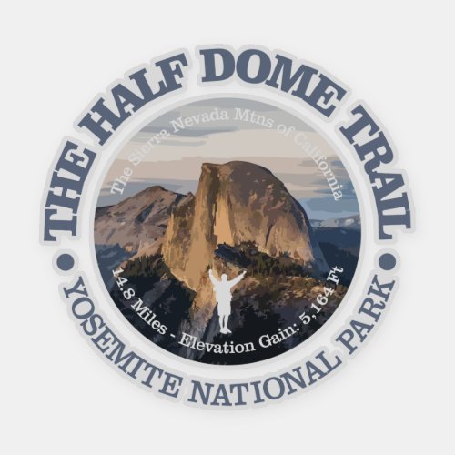 Half Dome Trail Sticker