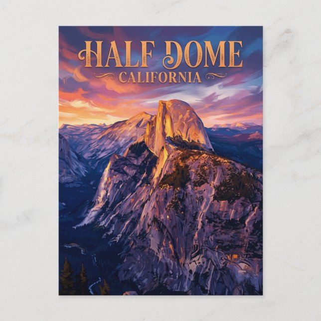 Half Dome USA Postcard (Front)