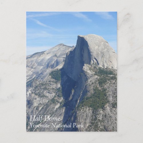 Half Dome Yosemite CA Postcard