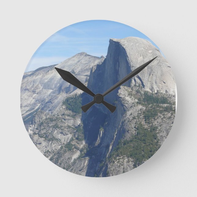 Half Dome, Yosemite, CA Round Clock (Front)