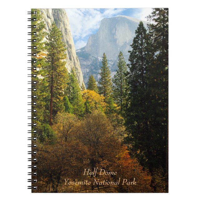 Half Dome (Yosemite National Park) Blank Notebook (Front)