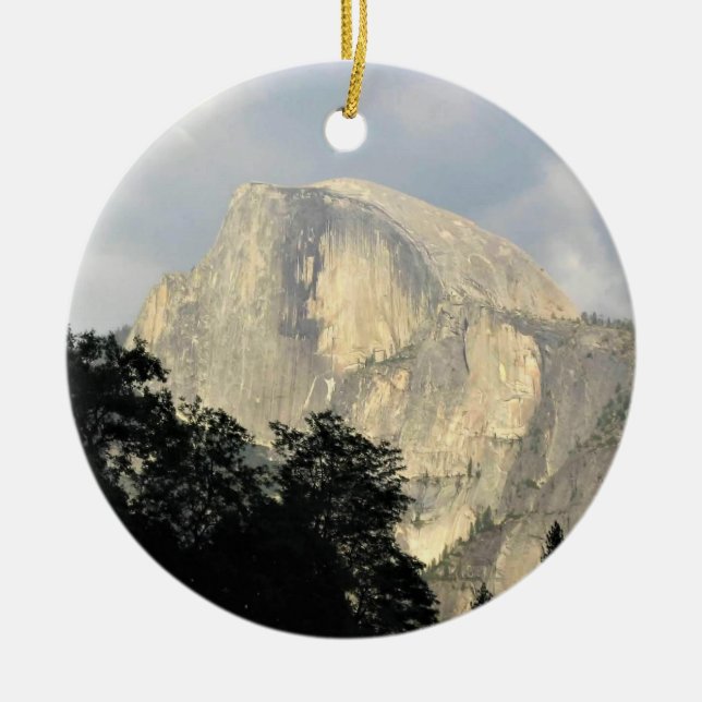 Half Dome, Yosemite National Park, CA Ceramic Ornament (Front)