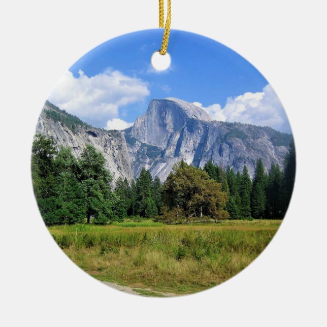 Half Dome, Yosemite National Park, CA Ceramic Ornament (Front)