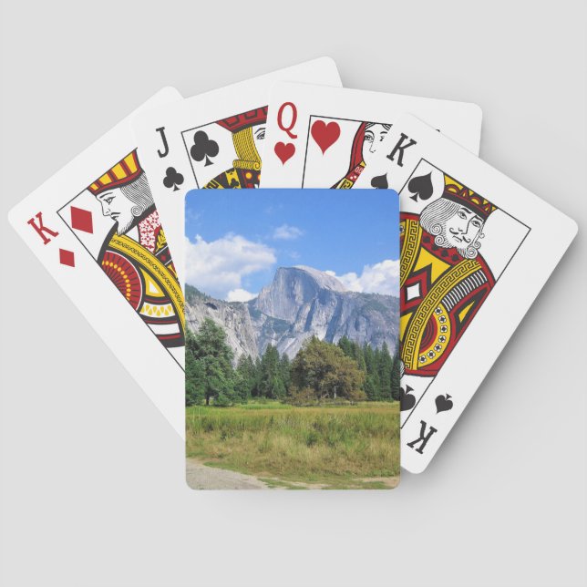 Half Dome, Yosemite National Park, CA Poker Cards (Back)