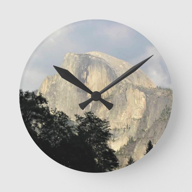 Half Dome, Yosemite National Park, CA Round Clock (Front)