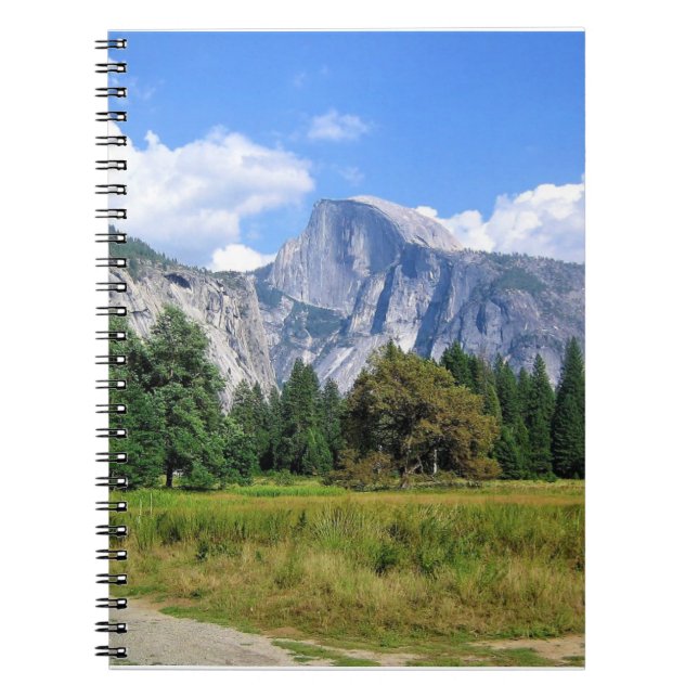 Half Dome, Yosemite National Park, California Notebook (Front)