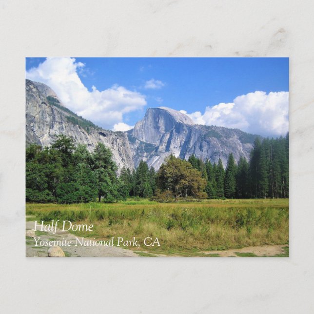 Half Dome, Yosemite National Park, California Postcard (Front)