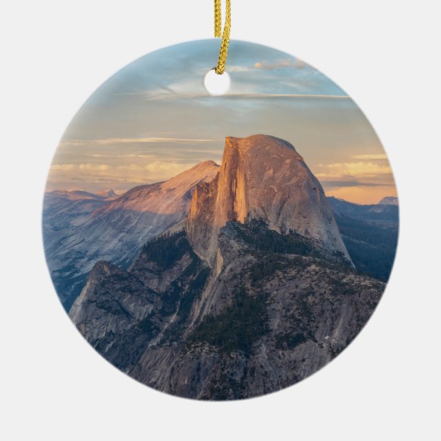 Half Dome Yosemite National Park Ceramic Ornament (Front)
