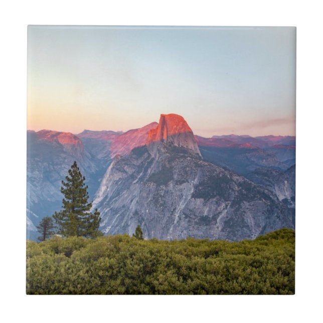 Half Dome | Yosemite National Park Ceramic Tile (Front)