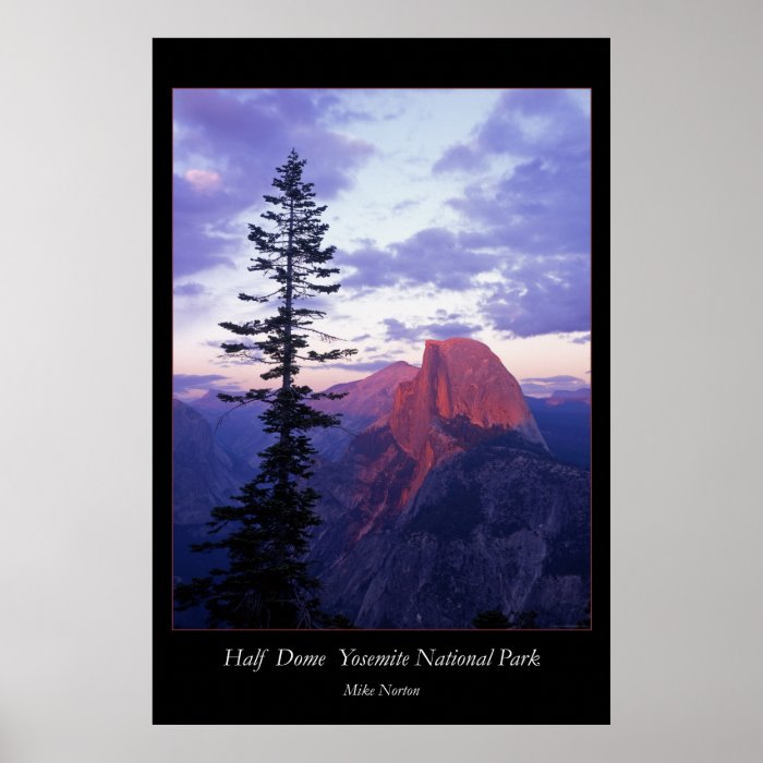 Half Dome Yosemite National Park Poster