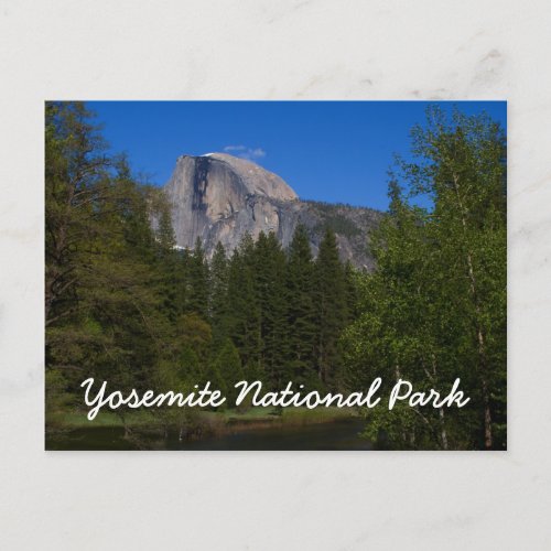 Half Dome Yosemite National Park Travel Postcard