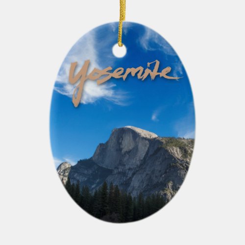 Half Dome Yosemite Ornament