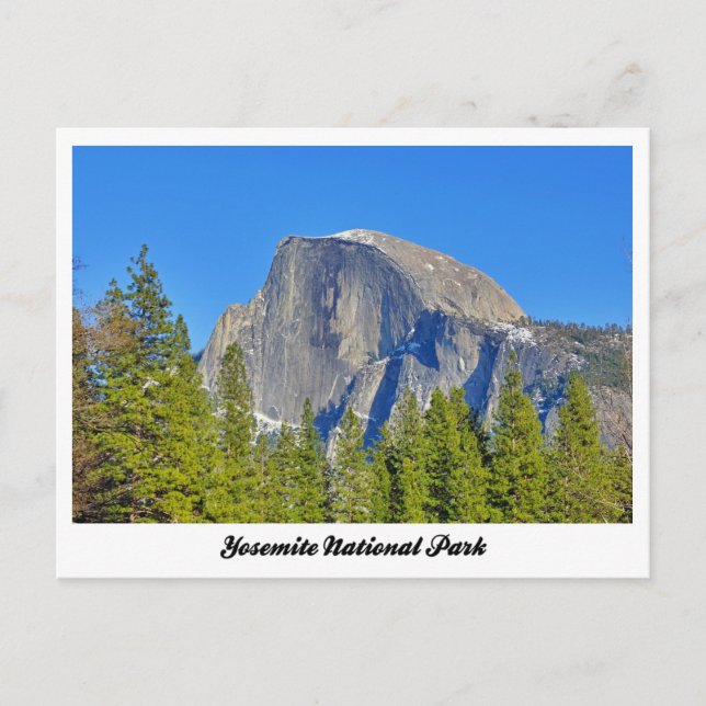 Half Dome Yosemite Postcard (Front)