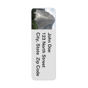 Half Dome Yosemite Return Address Label