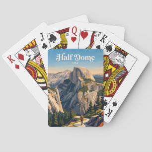 Half Dome Yosemite USA Poker Cards