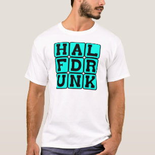 Half Drunk, Optimistic Outlook T-Shirt
