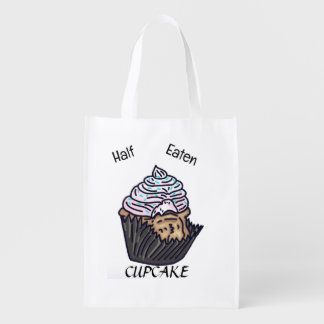 Half eaten cupcake bag