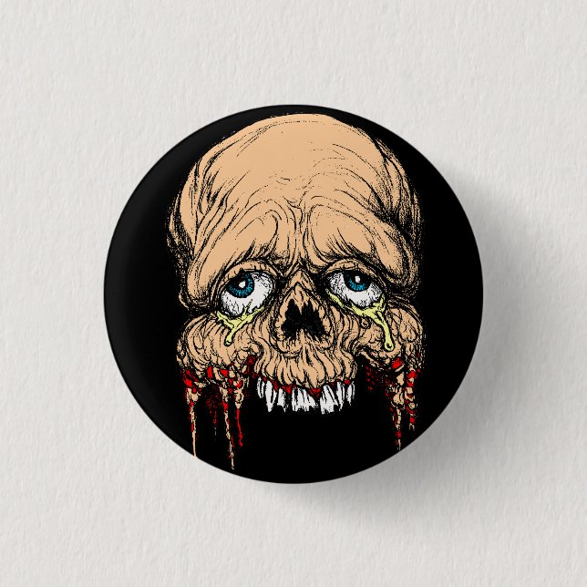 HALF FACE ART JACK JOYA ONLY $1.95 PINBACK BUTTON (Front)
