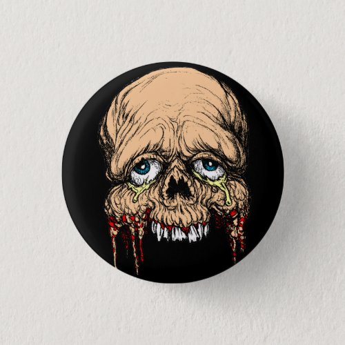 HALF FACE ART JACK JOYA ONLY 195 PINBACK BUTTON