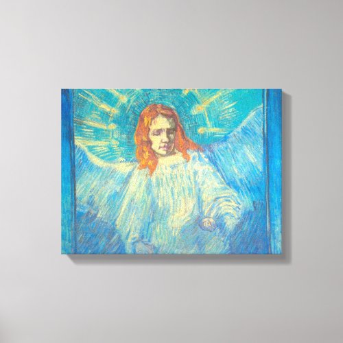 Half Figure of an Angel by Vincent van Gogh Canvas Print