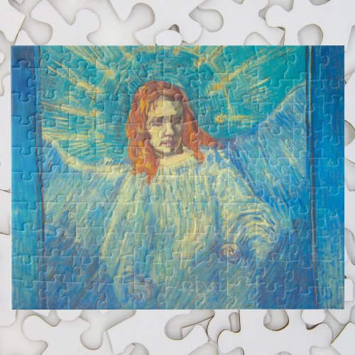 Half Figure of an Angel by Vincent van Gogh Jigsaw Puzzle