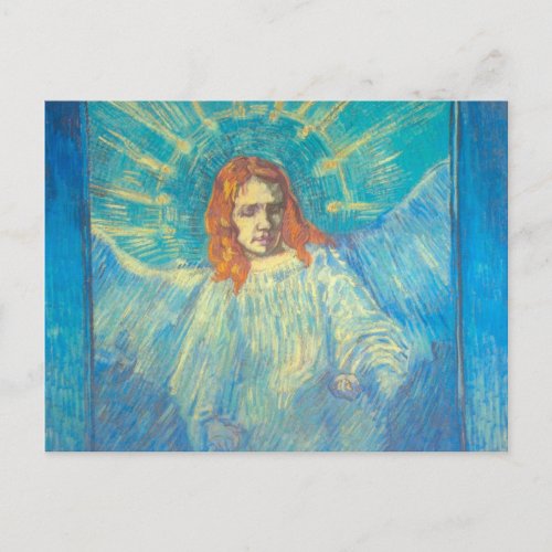 Half Figure of an Angel by Vincent van Gogh Postcard