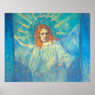 Half Figure of an Angel by Vincent van Gogh Poster