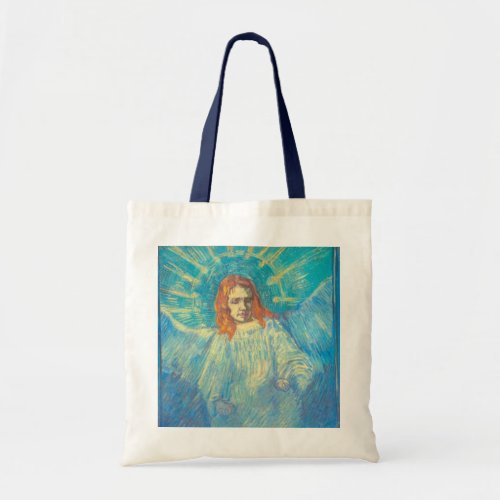 Half Figure of an Angel by Vincent van Gogh Tote Bag