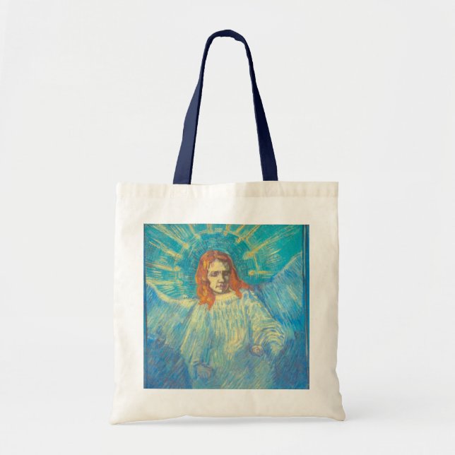 Half Figure of an Angel by Vincent van Gogh Tote Bag (Front)