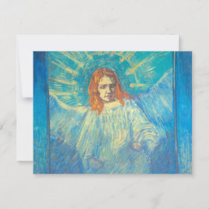 Half Figure of Angel, Vincent van Gogh Invitation