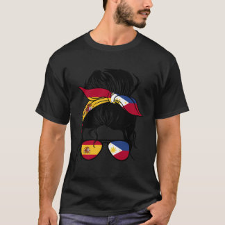 Half Filipina Half Spanish Roots Philippines And S T-Shirt