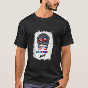 Half Filipino And American America Philippines Usa T-Shirt