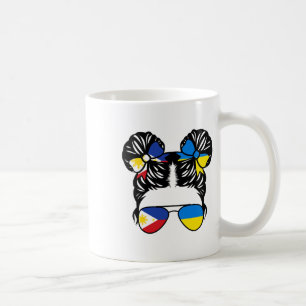 Half Filipino Half Ukrainian Girl Philippines Kids Coffee Mug