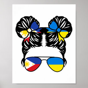 Half Filipino Half Ukrainian Girl Philippines Kids Poster