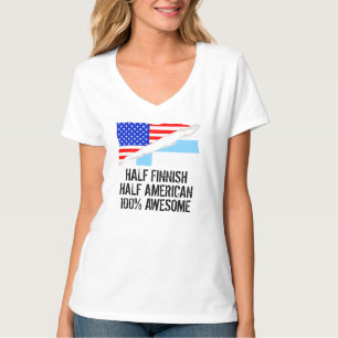 Half Finnish Half American Awesome T-Shirt