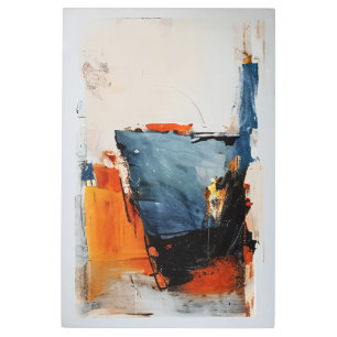 Half Full Glass - Abstract Metaphor Metal Print