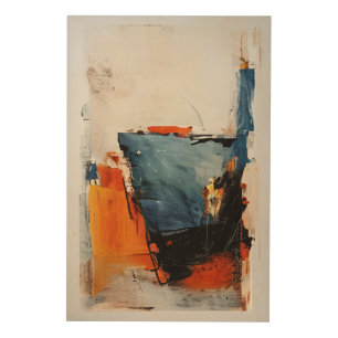 Half Full Glass - Abstract Metaphor Wood Wall Art