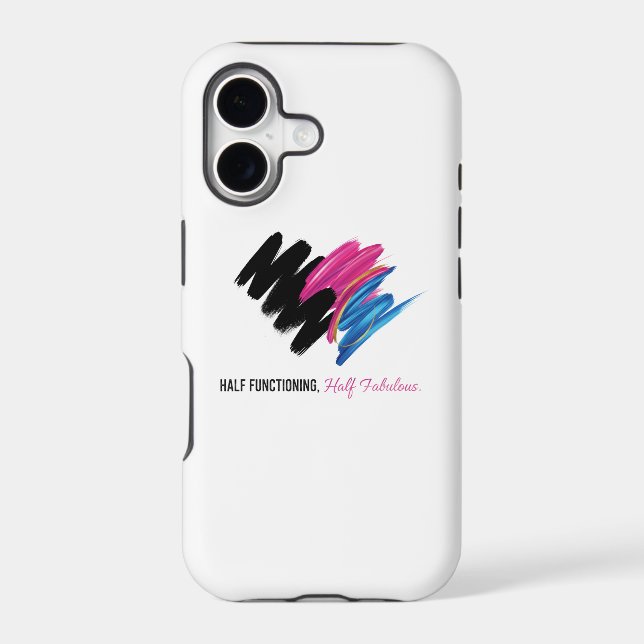 Half functioning half fabulous  Case-Mate iPhone case (Back)